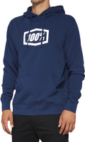 100 PROCENT PULLOVER HOODIE ICON NAVY - BLUZA Z KAPTUREM MODEL ICON NAVY KOLOR NIEBIESKI ROZMIAR M