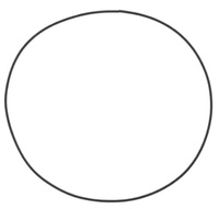 ATHENA USZCZELKA POKRYWY SPRZĘGŁA (ZEWNĘTRZNA) BMW G 450X '07-'10, HUSQVARNA SMR/TE/TCX/TXC 511, TC/TE/TXC 449 '11-'13 (OEM:11147707126; 7707126)