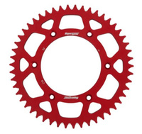 SUPERSPROX ZĘBATKA TYLNA ALUMINIOWA 7075-T6 (ERGAL) 289 48 HONDA CR/CRF '83-'16 (JTR210.48) KOLOR CZERWONY