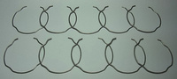 TOURMAX ZABEZPIECZENIE USZCZELNIACZA PRZEDNIEGO ZAWIESZENIA (1 SZT. 1,8 X 50 MM) HONDA CRM 50/75R '93-'96, NSR 125R '93-'01, VT 125C SCHADOW '99-'06, XL 125V VARADERO '01-'08, KAWASAKI EN 500 '92-'93, ZX 550 '84-'85, KLX 125 '10, (MADE IN JAPAN)