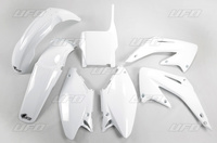 UFO KOMPLET PLASTIKÓW HONDA CR 125/250 '04-'07 KOLOR BIAŁY (HO103E041)