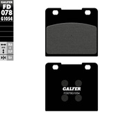 GALFER KLOCKI HAMULCOWE KH103 PÓŁMETALICZNE