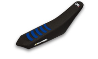 BLACKBIRD POKROWIEC / POSZYCIE NA SIEDZENIE SHERCO SE/SEF '13-'16 DOUBLE GRIP 3 KOLOR CZARNY NIEBIESKI
