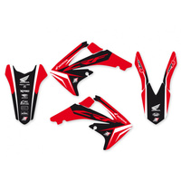 BLACKBIRD KOMPLET NAKLEJEK (OKLEIN) HONDA CRF 250R '10-'13; CRF 450R '09-'12 DREAM 4 CZERWONY CZARNY