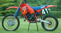 BLACKBIRD KOMPLET NAKLEJEK (OKLEIN) HONDA CR 125 '87-'88 REPLICA TEAM HONDA