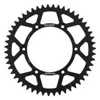 SUPERSPROX ZĘBATKA TYLNA ALUMINIOWA 7075-T6 (ERGAL) 270 51 YAMAHA YZ/YZF '99-'18 (JTR251.51) (JTR245/2.51) KOLOR CZARNY