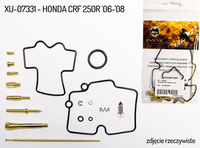 PSYCHIC ZESTAW NAPRAWCZY GAŹNIKA HONDA CRF 250R '07-'08 (26-1141) (NA 1 GAŹNIK)