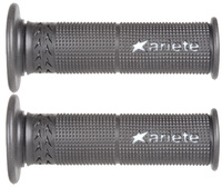 ARIETE MANETKI ROAD SUPER SOFT ESTORIL SUPER BIKE GEL (120 MM) Z OTWOREM KOLOR CZARNY BIAŁY (12)