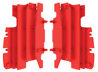 POLISPORT OSŁONY CHŁODNICY (KRATKI - KOMPLET) HONDA CR 125/250 '05-'07 KOLOR CZERWONY