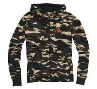 WYPRZEDAŻ 100 PROCENT BLUZA CODZIENNA Z KAPTUREM (KANGUREK) MODEL INTERVAL CAMO KOLOR KAMUFLAŻ ROZMIAR M