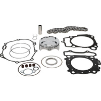 VERTEX 2025/02 ZESTAW NAPRAWCZY GÓRY SILNIKA YAMAHA WR 250 F (WRF250) '15-'17, YZ 250 F (YZF250) '14-'15 (STD. + 0.02MM = 76.97MM) (13.5:1) (TŁOK, USZCZELKI TOP-END, ŁAŃCUSZEK ROZRZĄDU)