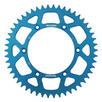 SUPERSPROX ZĘBATKA TYLNA ALUMINIOWA 7075-T6 (ERGAL) 270 50 YAMAHA YZ/YZF '99-'18 (JTR251.50) (JTR245/2.50) KOLOR NIEBIESKI