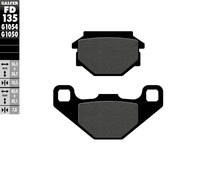 GALFER KLOCKI HAMULCOWE KH173 PÓŁMETALICZNE