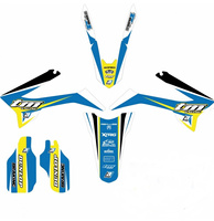 BLACKBIRD KOMPLET NAKLEJEK (OKLEIN) TM 2T/4T '15-'21 DREAM 4 KOLOR NIEBIESKI ŻÓŁTY BIAŁY