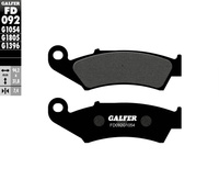 GALFER KLOCKI HAMULCOWE KH125 PÓŁMETALICZNE