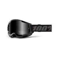 100 PROCENT GOGLE MODEL STRATA 2 SAND BLACK - SMOKE LENS - KOLOR CZARNY/SZARY SZYBKA PRZYCIEMNIANA