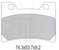 GALFER KLOCKI HAMULCOWE KH182 SPIEK METALICZNY (ZŁOTE) STREET WYPRZEDAŻ