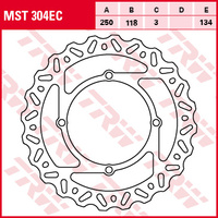 TRW ZF TARCZA HAMULCOWA PRZÓD SUZUKI RMZ 250 07-09, RMZ 450 05-,
