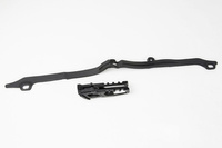 UFO KOMPLET ŚLIZG + PROWADNICA ŁAŃCUCHA HONDA CRF 250R '10-13, CRF 450R '09-12, KOLOR CZARNY