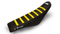 BLACKBIRD POKROWIEC / POSZYCIE NA SIEDZENIE HUSQVARNA FC/TC '14-'15, TE/FE '14-'16 ZEBRA KOLOR ŻÓŁTY CZARNY
