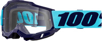 100 PROCENT GOGLE MODEL ACCURI 2 VAULTER - CLEAR LENS - KOLOR NIEBIESKI/GRANATOWY SZYBKA PRZEŹROCZYSTA