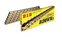 DID 520VX3G&B-130 ŁAŃCUCH NAPĘDOWY (130 OGNIWA) (OTWARTY + ZAPINKA)