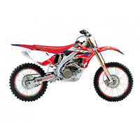 BLACKBIRD KOMPLET NAKLEJEK (OKLEIN) HONDA CRF 450R '05-'08 DREAM 5 KOLOR CZERWONY
