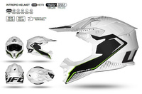 UFO KASK INTREPID CROSS KOLOR BIAŁY/CZARNY ROZMIAR L ( ECE 22R06 ) - KOLEKCJA 2024