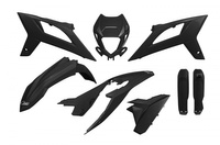 UFO KOMPLET PLASTIKÓW (FULL KIT) Z OSŁONAMI TELESKOPÓW (AMORTYZATORÓW) BETA RR 125 / 250 / 300 / 350 / 400 / 450 '20-'22 KOLOR CZARNY