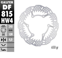 GALFER TARCZA HAMULCOWA TYŁ BETA 250RR '12-'24; 300RR '13-'24; 350RR '13-'24; 400/430/450/480/498 '13-'24; X-TRAINER '15-'24 (240X109X4MM) SHARK MX