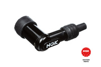 NGK FAJKA NA ŚWIECE EBONITOWA KĄTOWA (90) KOLOR CZARNY (NR 8031)