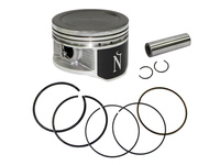 NAMURA TŁOK HONDA TRX 250 TE/TM FOURTRAX RECON '02-'24, TRX 250 EX '01-'08, TRX 250 X '09-'24 (69,45MM=+1,00MM) (NA-10025-4) (Z WYCIĘCIEM NA ZAWORY - DENKO WKLĘSŁE) (PIERŚCIENIE NA-10025-4R)